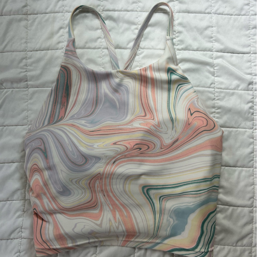 Old Navy Active White and Pastel Tank